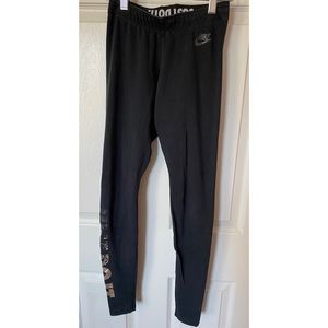 Nike Black Logo Leggings